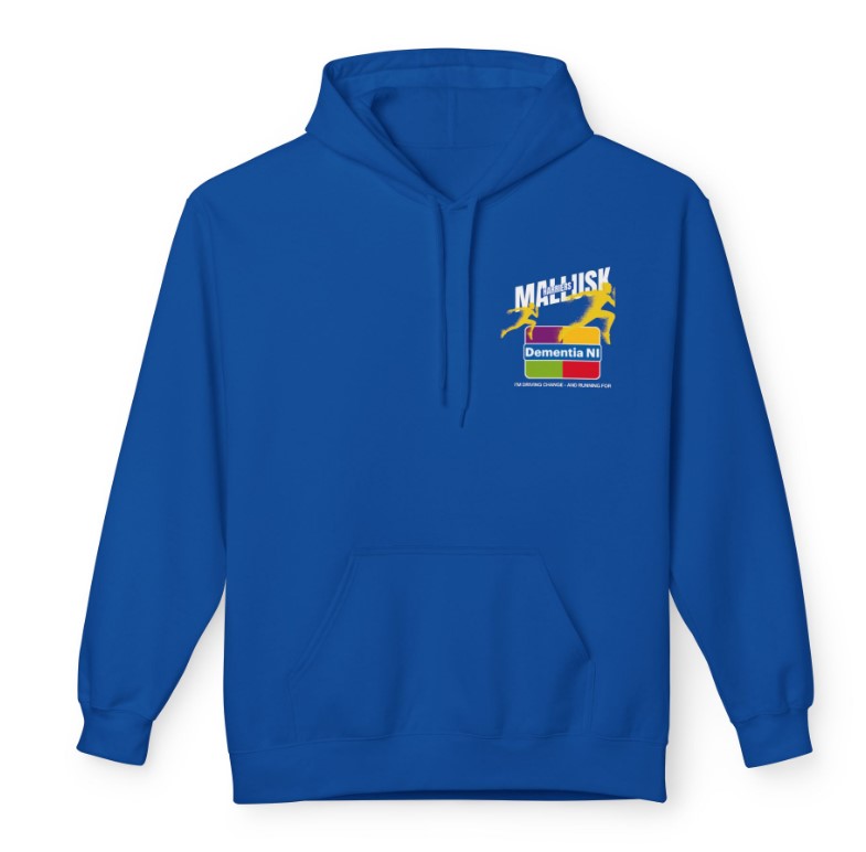 Club Charity - People with Dementia driving positive change hoodie in blue